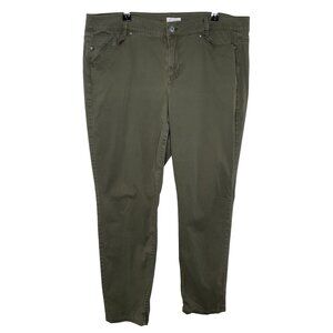 J. Jill Live-In Chino Pants Olive Green, 16 Petite